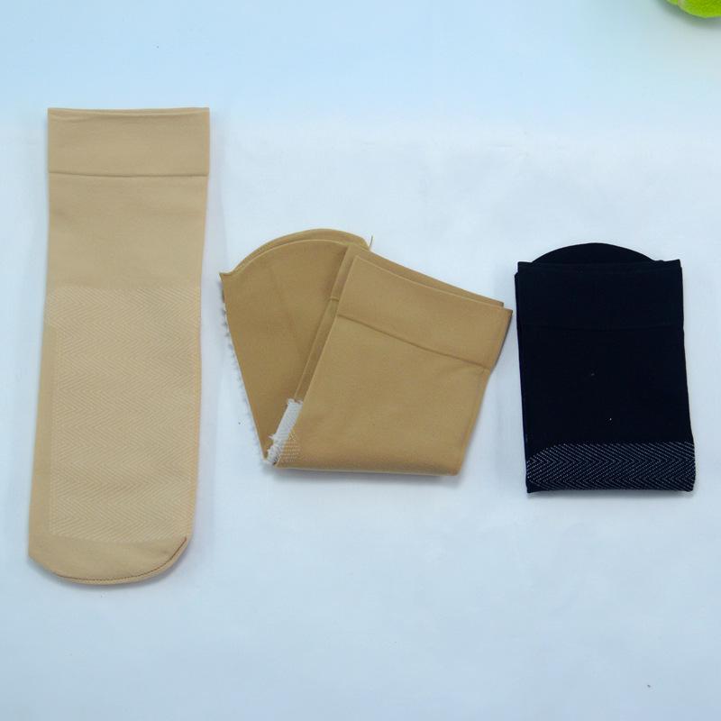 Женские дышащие бархатные сетчатые носки с хлопковой подошвой, устойчивой к зацепкам