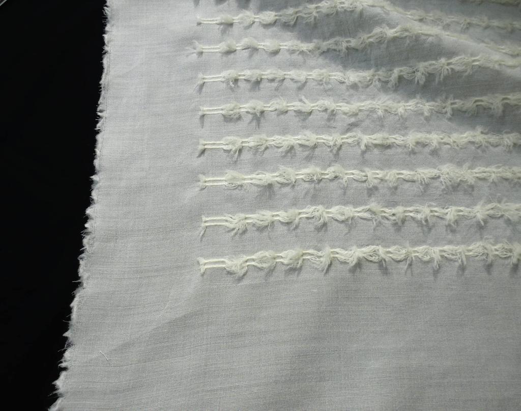 AS0909 Wool Fur Stole Set of 2 for Dyeing Indigo Dyeing Plant Dyeing Hand Dyeing Dyeing Experience