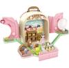 Мягкая игрушка Woopie Кролик в рюкзаке 3в1 набор для ухода