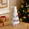 Hand Soap Dispenser 350ML Christmas Dispenser, Santa Claus Tree Penguin Shape Refillable Countertop Bottle, Plastic Empty Pump Bottle for Soap, Lotion