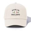 1 шт. Бейсболка с принтом DUBLIN для взрослых Минималистичный Ретро Стиль Повседневная Мягкая Регулируемая Кепка Папы Идеально Подходит в Качестве Подарка
