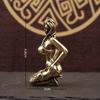 Creative Brass Plated Girl Figurine - Beautiful And Sexy Little Gift