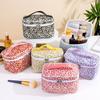 Portable Large-capacity Cosmetic Bag Small Floral Storage Portable Cute Flower I Storage Bag