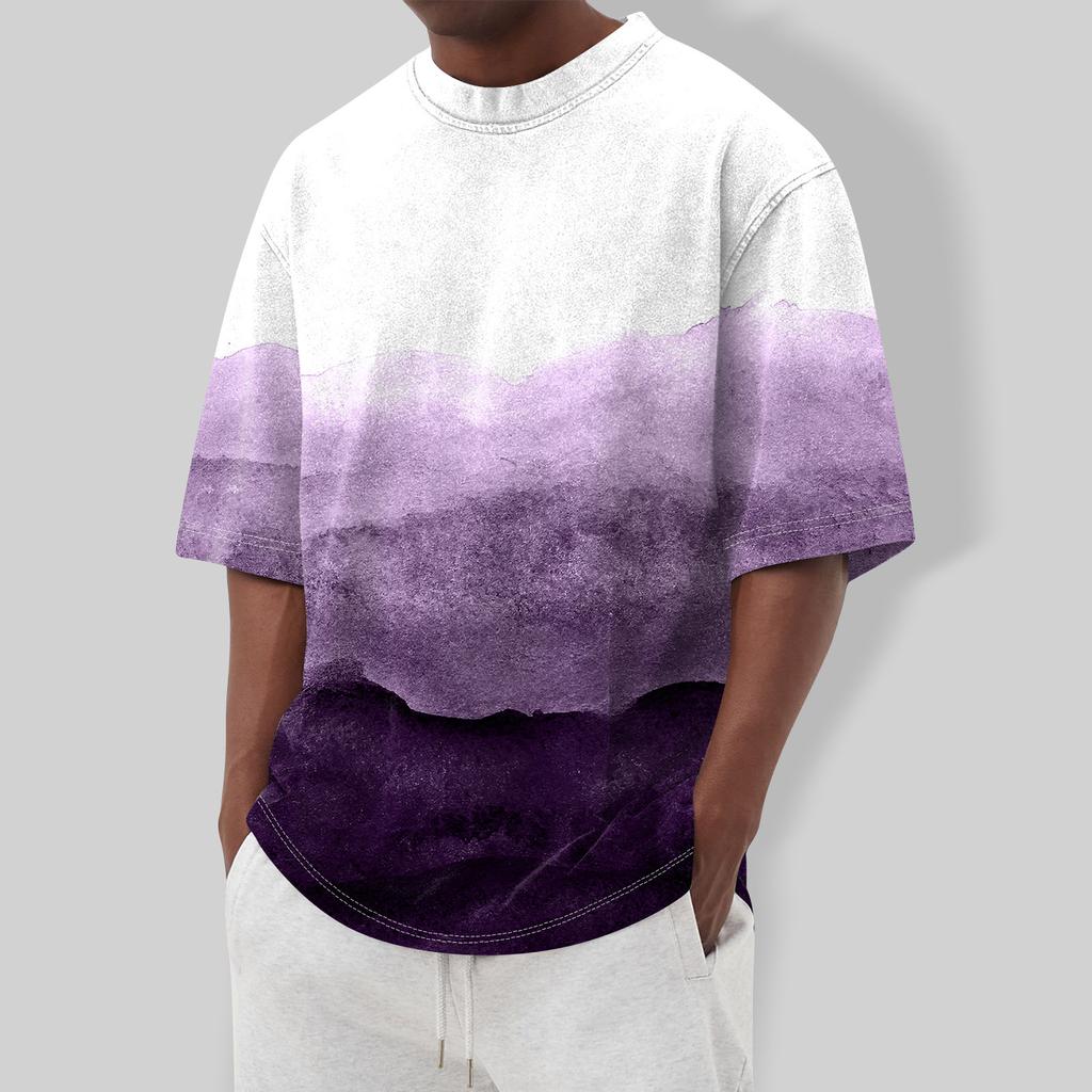 Мужская футболка Футболки с графическим текстом Pool3D печать Уличная повседневная одежда с короткими рукавами и принтом Базовая одежда