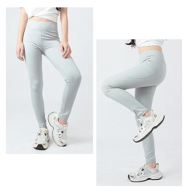 Новые спортивные штаны для девочек-подростков, летние тонкие детские быстросохнущие колготки, однотонные леггинсы с защитой от комаров, штаны «Акула» для 12, 13, 14 лет