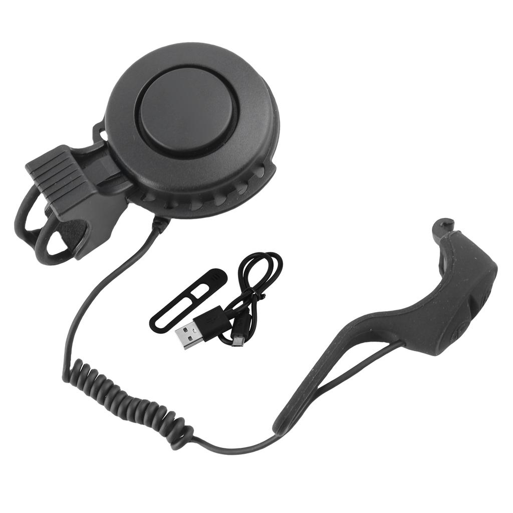 Перезаряжаемый через USB велосипедный сигнальный гудок, водонепроницаемый, ультра громкий электронный велосипедный гудок