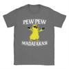 Мужские футболки Duck Pew Pew Madafakas Винтажные футболки из чистого хлопка Футболки с коротким рукавом Футболки с круглым вырезом Одежда Большой размер