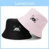 Faced Dog Double Print Fisherman Hat Lightweight Sun Protection Cap Gift Cute