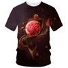 Summer Interest Ice Cream Graphic T Shirts Men Casual Personality 3D Printed Cool Tees Hip Hop Harajuku O-neck Streetwear Tops