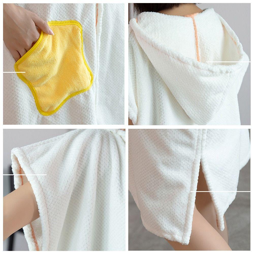 Bathroom Quick-Drying Absorbent Wearable Pineapple Bath Towel Bathrobe Beach Cloth Sauna Towels