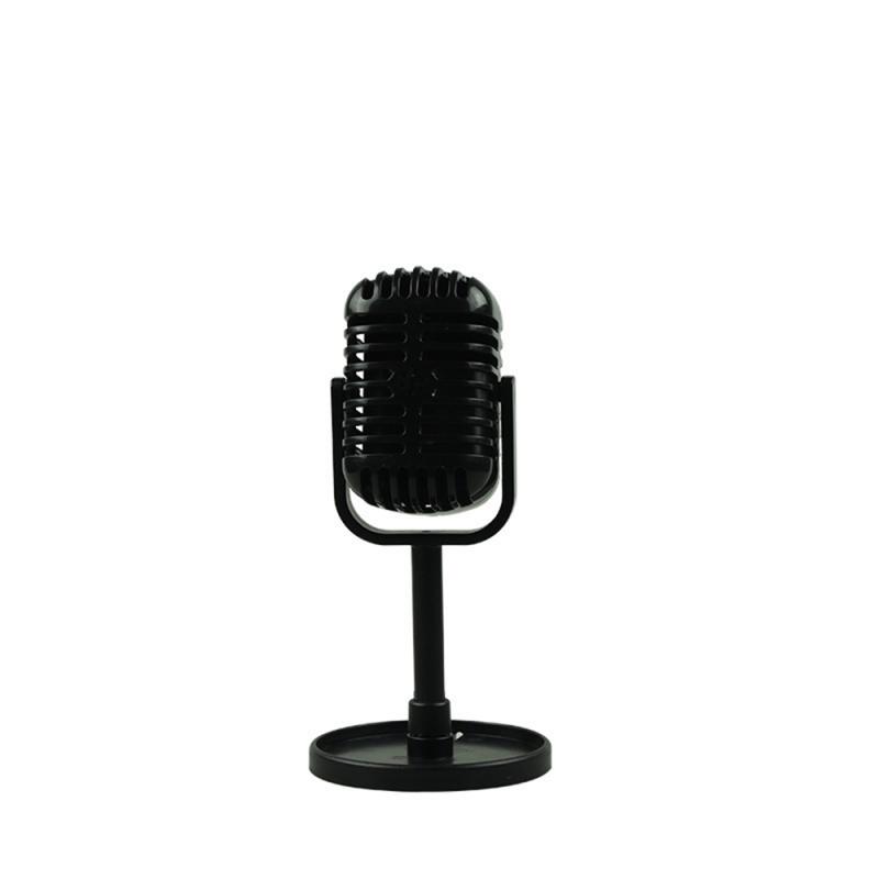 Simulation Retro Microphones Old-fashioned Fake Microphone Model Tripod Stand Night Household Singing Studio Photography Props