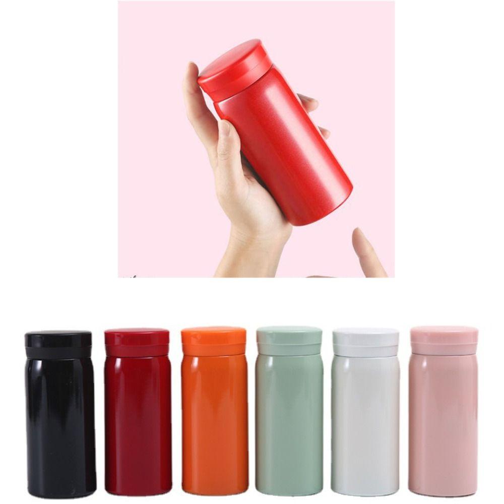 200ml/300ml Mini Drinking Bottle Vacuum Travel Water Bottle Simple Vacuum Cup  Outdoors