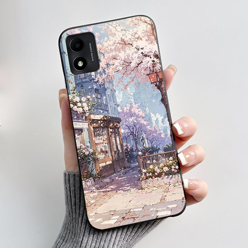 Casing For TCL 305i 5164D Phone Case Aesthetic Luxury Cute Cool Boys Girls Soft silicone Protective Back Cover Black TPU Shell