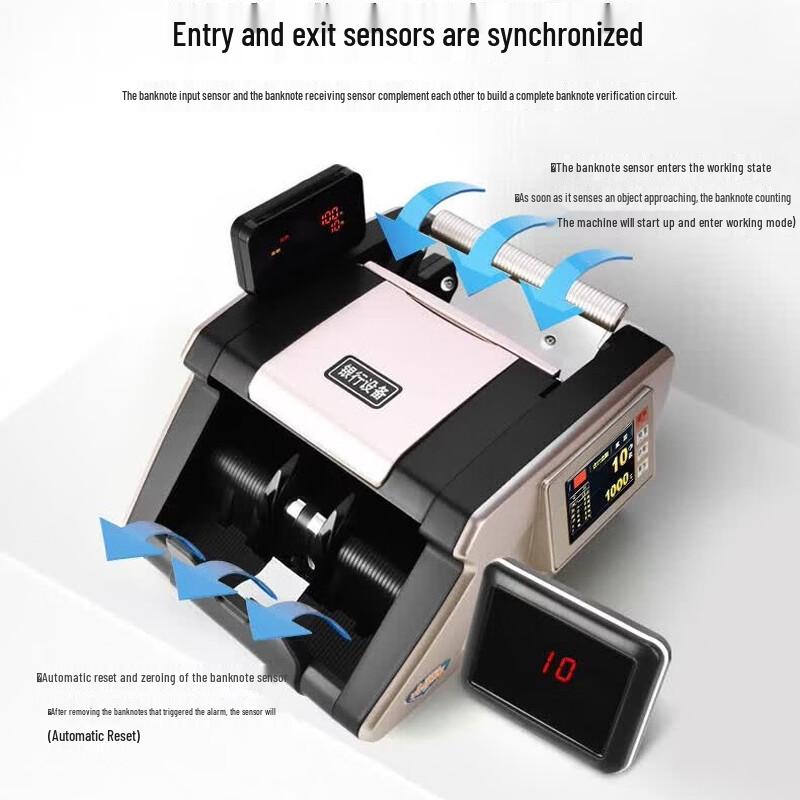 Weirong I7 Класс B Счётчик банкнот RMB Китайская вилка (адаптер в комплекте)