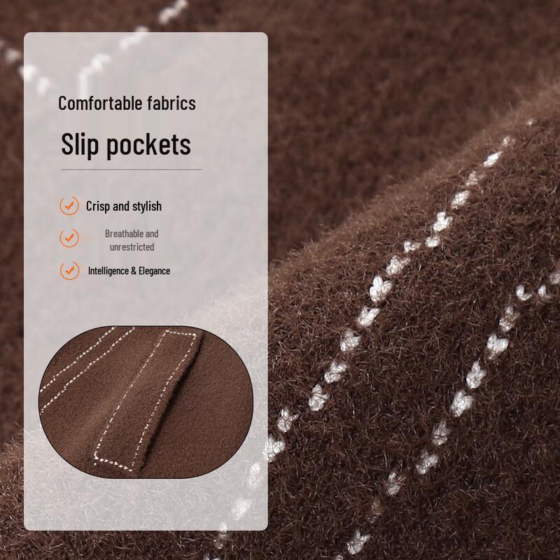 QianLian Женская модная вязаная бейсбольная куртка на осень/зиму