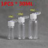 10/20/50PCS Plastic Empty Bottle Travel Lotion Liquid Bottles Dispenser Sample Flip Cap 5/10/20/30 ML