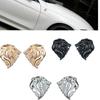 Пара 3D металлических автомобильных наклеек, автомобильная эмблема, значок, хром, черное, золотое для 307, 206, 308, 407, 3008, 207, 208, 508