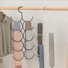 Полка для хранения шарфов, подвесные крючки, большая вместимость, противоскользящая, отличная несущая способность, чулки из нержавеющей стали, леггинсы, органайзер, штаны для йоги