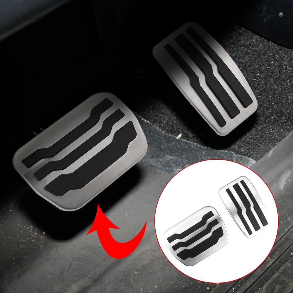 Stainless Steel Car Pedals for Ford Raptor F150 F-150 2009 - 2022 Accelerator Brake Anti-slip Cover Auto Parts Accessories