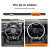 Силиконовая накладка на руль Xiaomi SU7 - Противоскользящий аксессуар для салона автомобиля, всесезонный