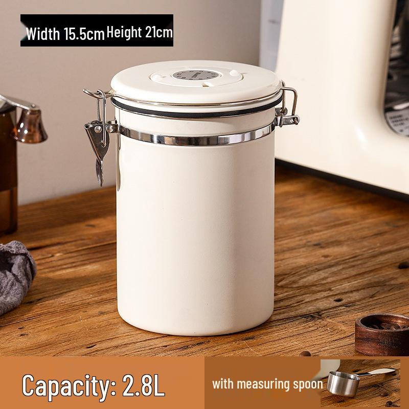 Premium 304 Stainless Steel Large Capacity Sealed Container for Milk Powder and Tea Storage