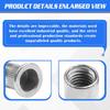 M3 M4 M5 M6 M8 M10 M12 Rivet Nut Flat Head Insert Nutsert Cap Stainless Steel Rivnut Threaded Rivet