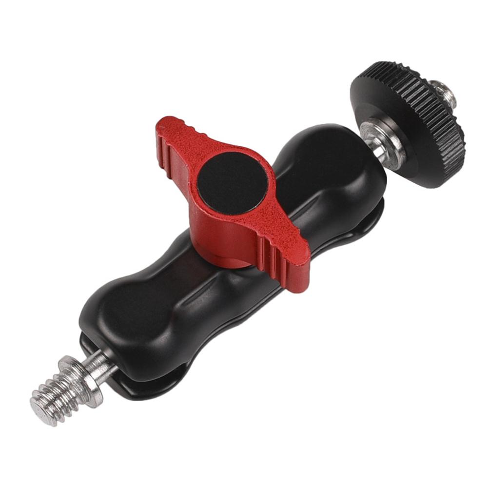 Шаровой зажим с шаровой головкой 1/4 дюйма -20 резьба Magic Arm Clamp вращающийся металлический супер зажим для GPS телефона монитора видео лампы