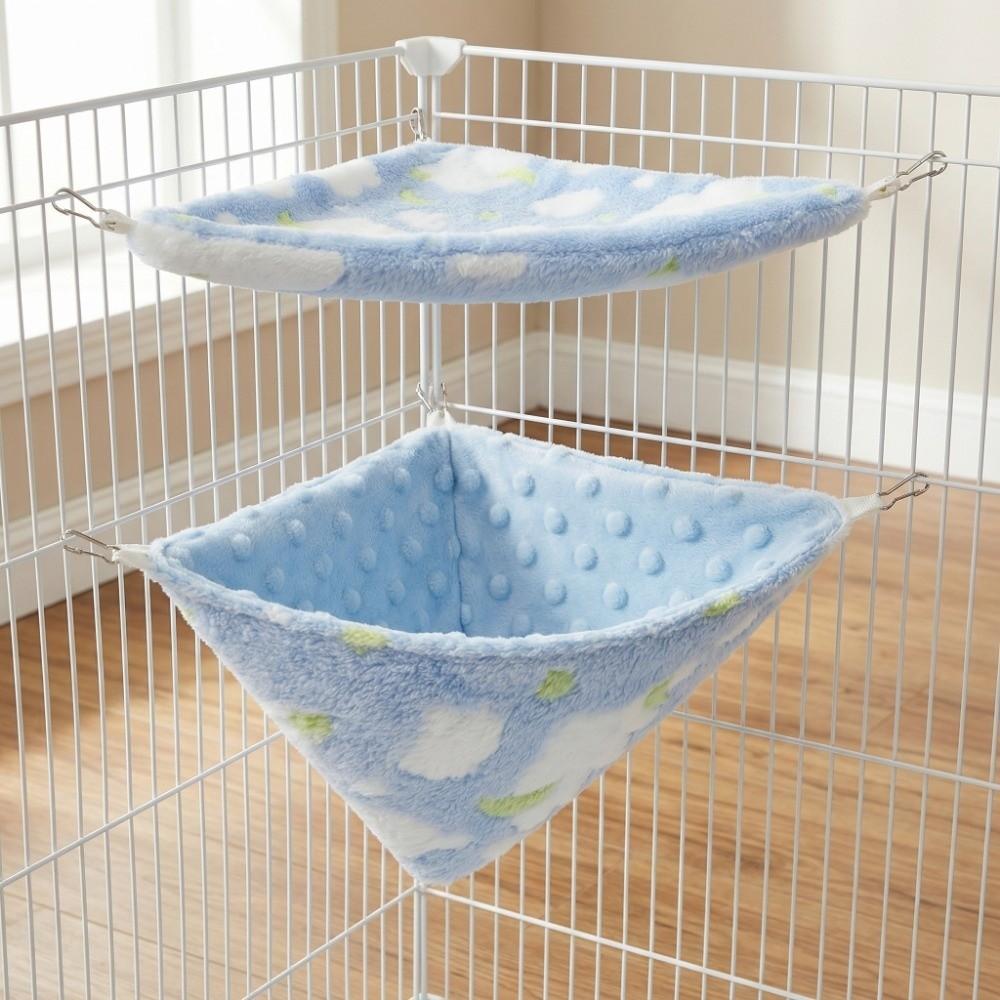2Pcs/Set Comfort Sugar Glider Nest Breathable Squirrel Beds Fashion Pet Hammock Pet Cage