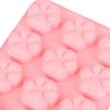 15 Holes Cat Dog Footprint Silicone Mold Diy Cake Molds Cookie Fondant Dog Cat Paw Pet Candy Cookie Jelly Ice Cube Mould