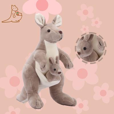 Мягкая игрушка кенгуру, кенгуру, мама с детенышем, милая кукла-успокоительница, креативная кукла «мать-ребенок», милая кукла для отправки подарков на день рождения детям