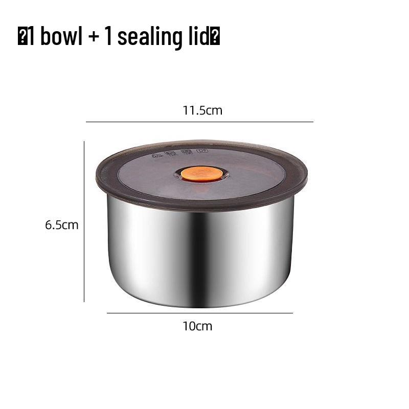 Герметичный контейнер для хранения продуктов из нержавеющей стали пищевого класса с крышкой