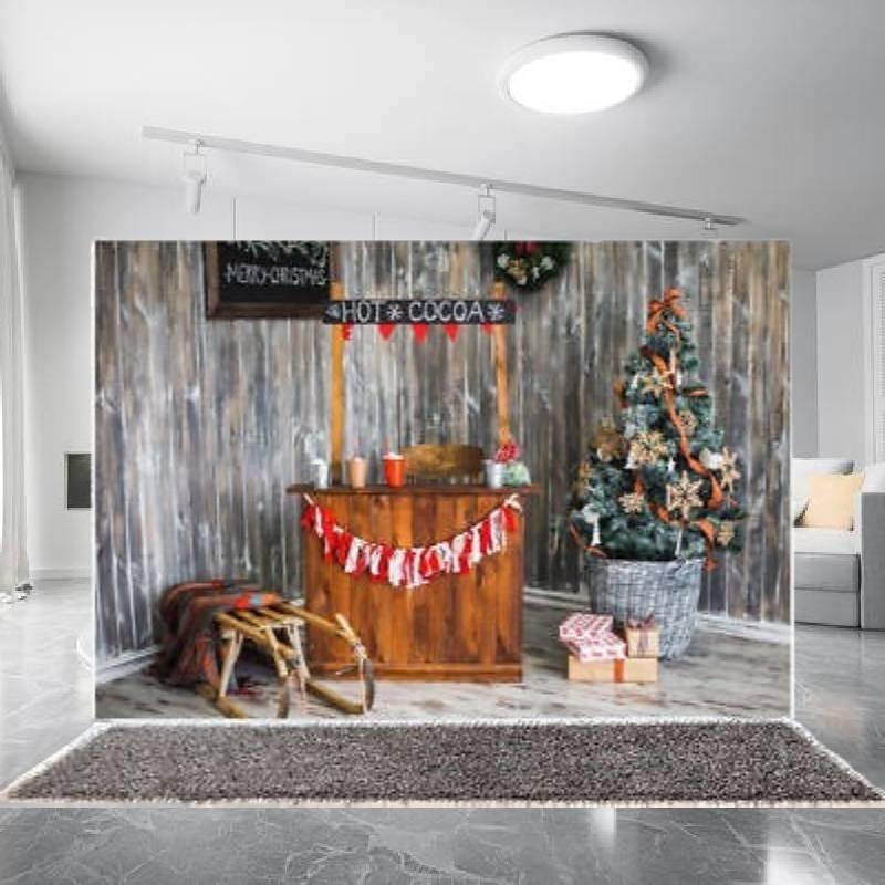 Creative Children's Photography Background Cloth Christmas Theme Studio Props