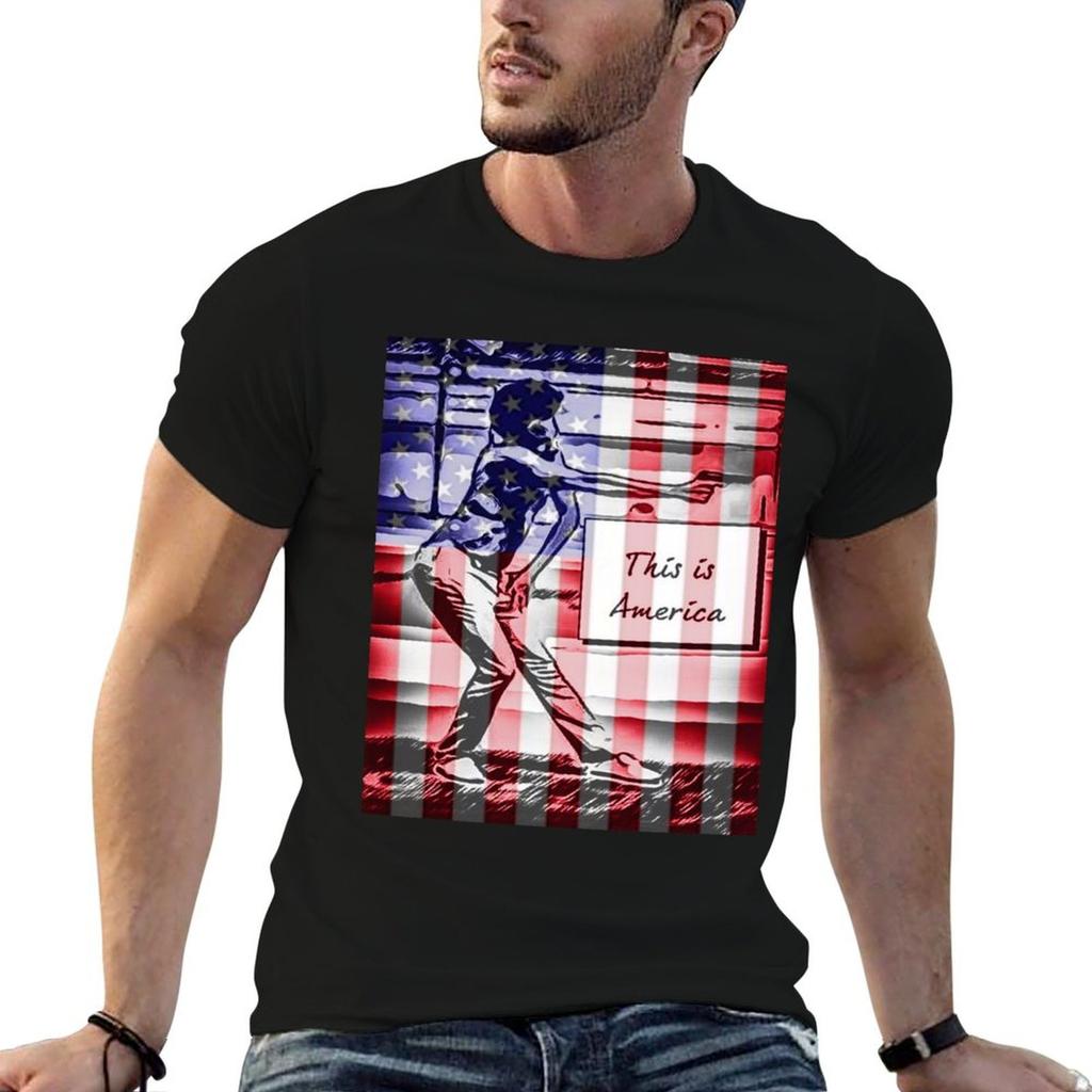 This Is America T-Shirt printed t shirts for man man t shirt designer funny t shirts dark humor