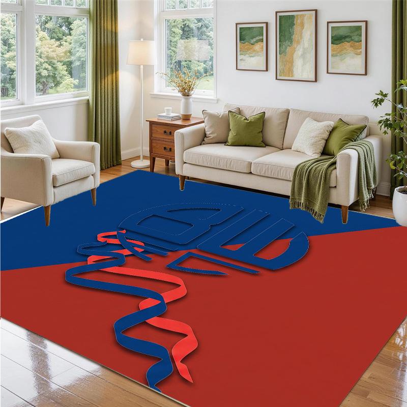 Bolton Wanderers FC Design Crystal Velvet Rug Soft Decorative Mat for Bedroom Entrance