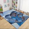 Floral Fantasy Portrait Carpet Rug Soft Washable Antislip Home Living Room Sofa Mats Personalized Christmas Rug