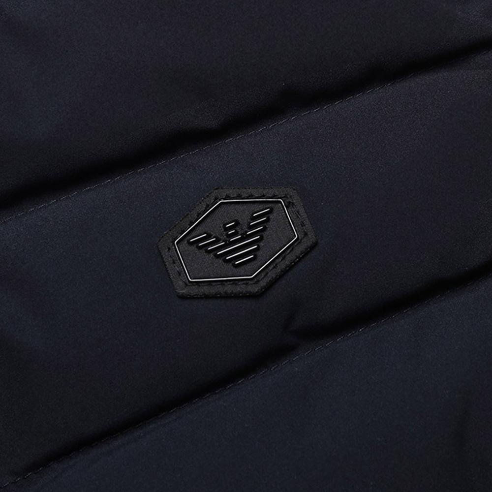 EMPORIO ARMANI Logo Patch Padded Gilet 8N1BQ1-1NLRZ-0920
