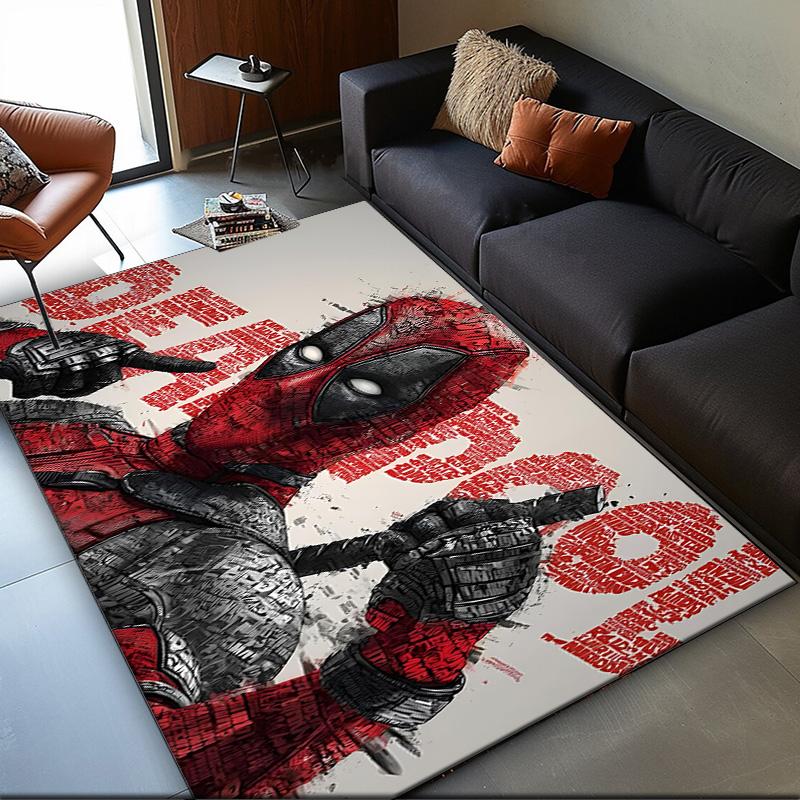 Dead-pool Area Rug Suitable for Indoor And Outdoor,Carpets for Playroom, Homes, Offices, Living Rooms,Home Decor,Christmas Fan Gift