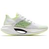 Li Ning Shadow Essential Ткань Амортизация Нескользящие Износостойкие Низкие Кроссовки для Бега Мужские Бело-Зеленые ARHQ247-3