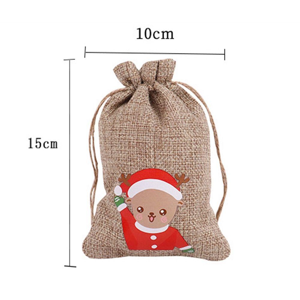 Bags Drawstring Pouch Ornament Storage Bags Christmas Decorations Candy Bags Christmas Ornament