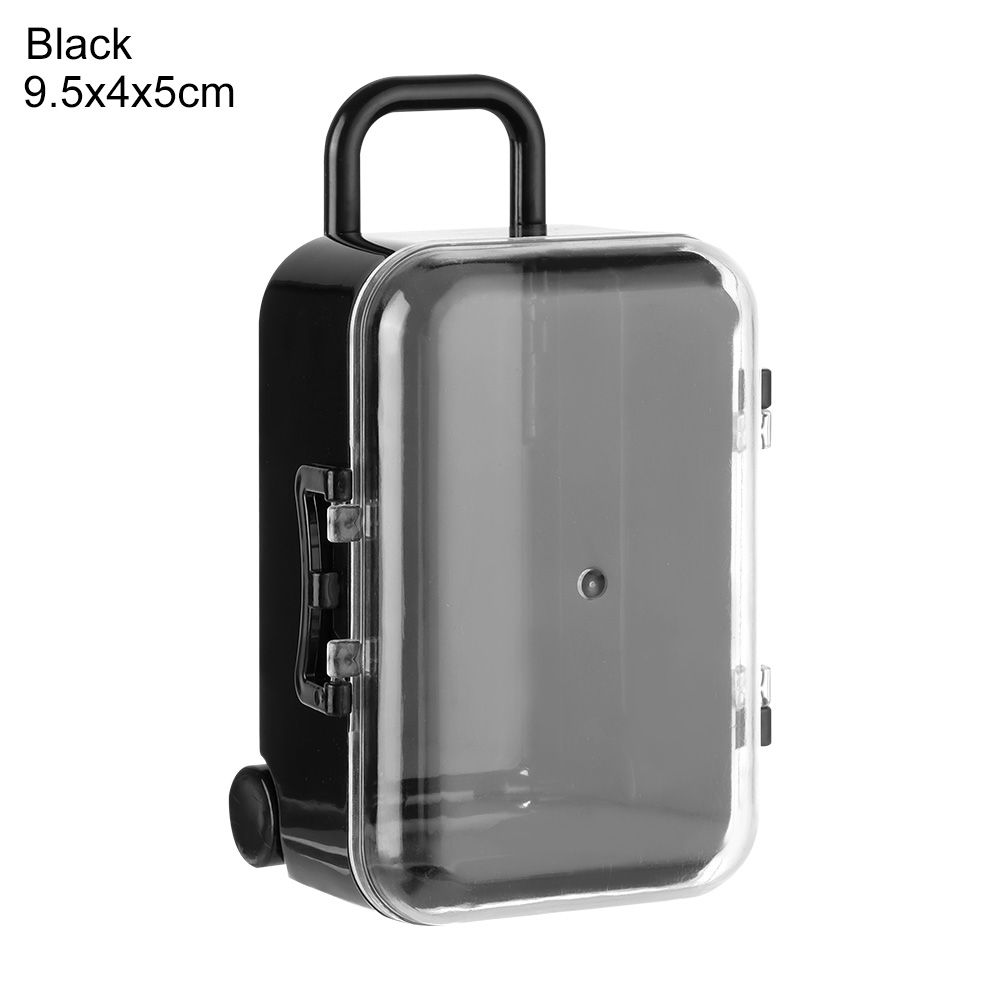 New Plastic Doll Handbag Case Mini Suitcase Lovely Small Clutch Jewellery Box Dolls Miniature Toys