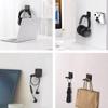 1/3/5/10Pcs Universal Headphone Hanger Wall Mounted Adhensive Plastic Holder Headset Rack for Home Desktop Storage Supplies