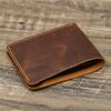 Wallet Men Genuine Leather Short Wallets Vintage Money Purses Business Card Holder