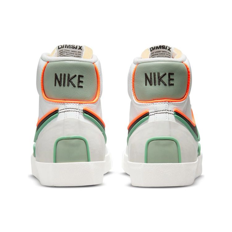 Nike Кроссовки унисекс Blazer Mid 77 Infinite White Roma Green Black Jade-Smoke DA7233-104