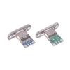 5 шт. разъем USB 3.1 Type C с винтовой фиксирующей пластиной Type-C USB Jack 3.1 Type-C 2Pin 4Pin женский разъем разъем для зарядки порт