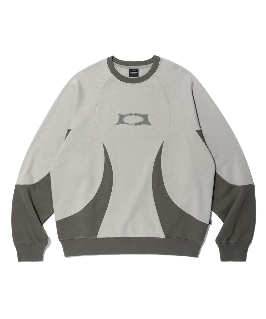 CRITIC Wormhole Incision Sweatshirt Gray