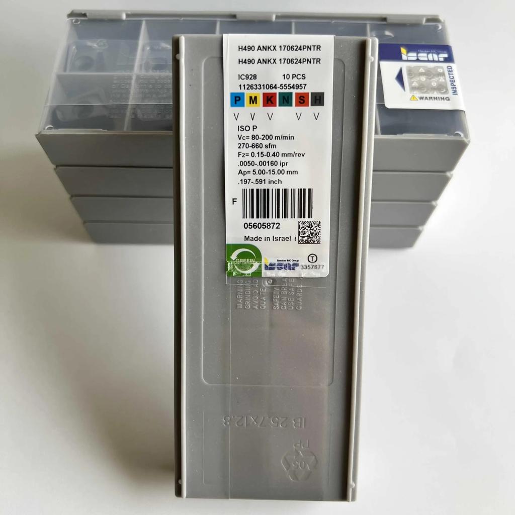 ISCAR / H490ANKX170624PNTR IC928 /Industrial indexable Carbide Inserts 10 PCS