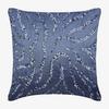 For Sofa Midnight Blue Pillow Shams Sequins Abstract Sparkly Glitter Pillow Shams Taffeta Pillow Sham Modern Striped - Whirlpool