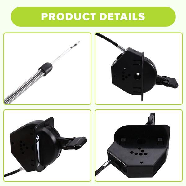 Black ABS Throttle Cable for Mountfield Lawn Mower