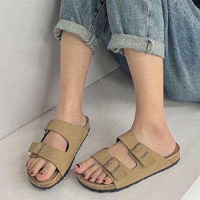 Мода Модные пляжные женские сандалии Летние туфли на плоской подошве с застежкой-молнией Повседневные тапочки Обувь для ходьбы Новые пляжные шлепанцы Платье Уютные шлепанцы с открытой пяткой