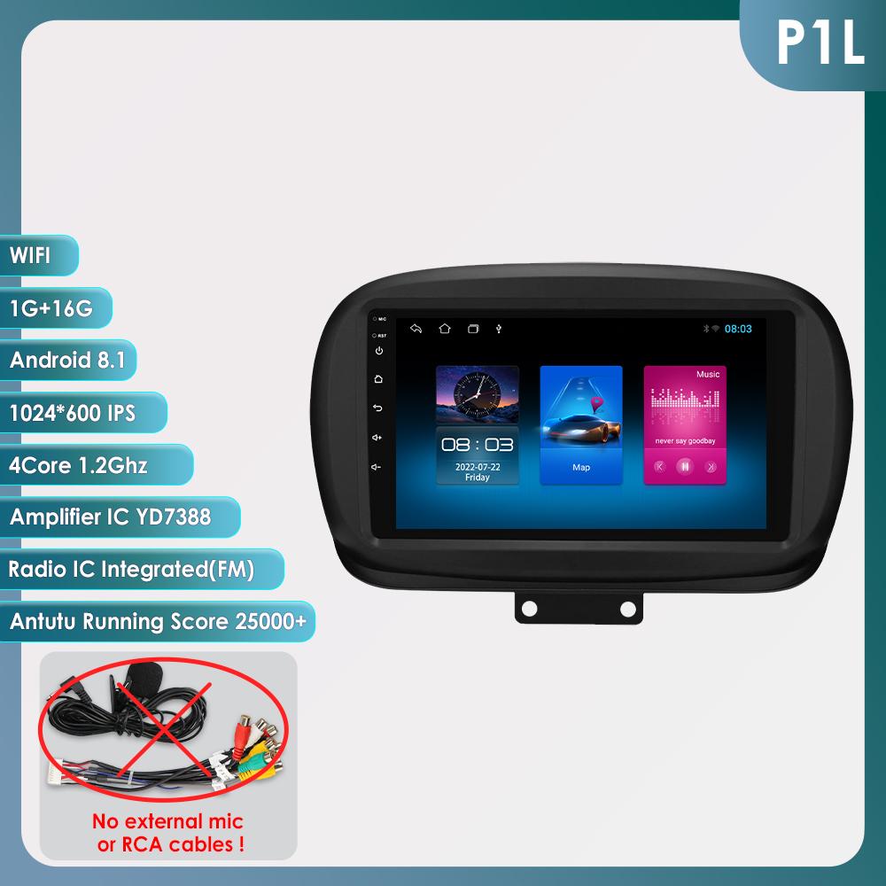 Car Radio for FIAT 500X 2014-2020 Stereo GPS Navigation Wireless Carplay Multimedia Player Autoradio DSP 4G WIFI Android Auto RDS 6115